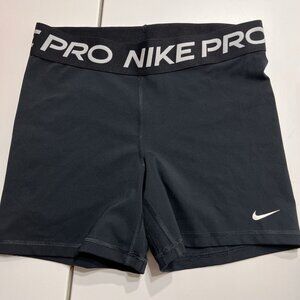 Nike Pro Dri Fit Black Shorts 365 Size Large Compression